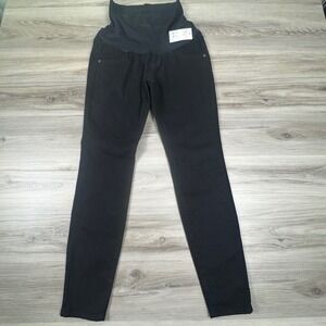 NWT Sonoma Goods For‎ Life Maternity Jeggings Full Coverage Belly Panel Black